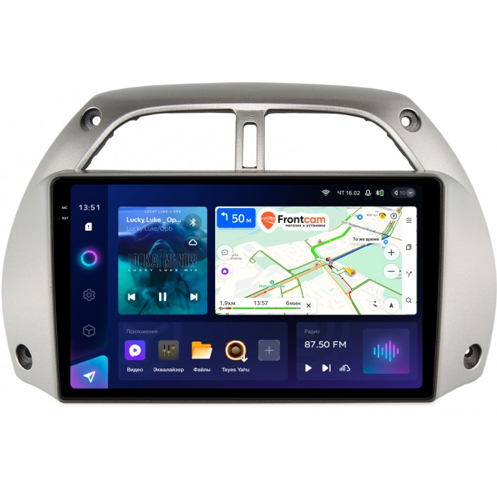 Штатная магнитола Toyota RAV4 (XA20) 2000-2005 Teyes CC3 2K 9.5 дюймов 6/128 RM-9-262 на Android 10 (4G-SIM, DSP, QLed)
