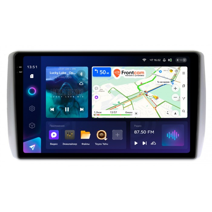 Штатная магнитола Toyota Ist II (2007-2016) Teyes CC3 2K 9.5 дюймов 6/128 RM-9-666 на Android 10 (4G-SIM, DSP, QLed)
