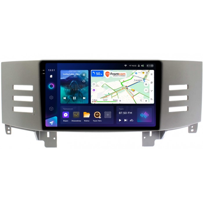 Штатная магнитола Toyota Mark X 2004-2009 (серая) Teyes CC3 2K 9.5 дюймов 6/128 RM-9-959 на Android 10 (4G-SIM, DSP, QLed)