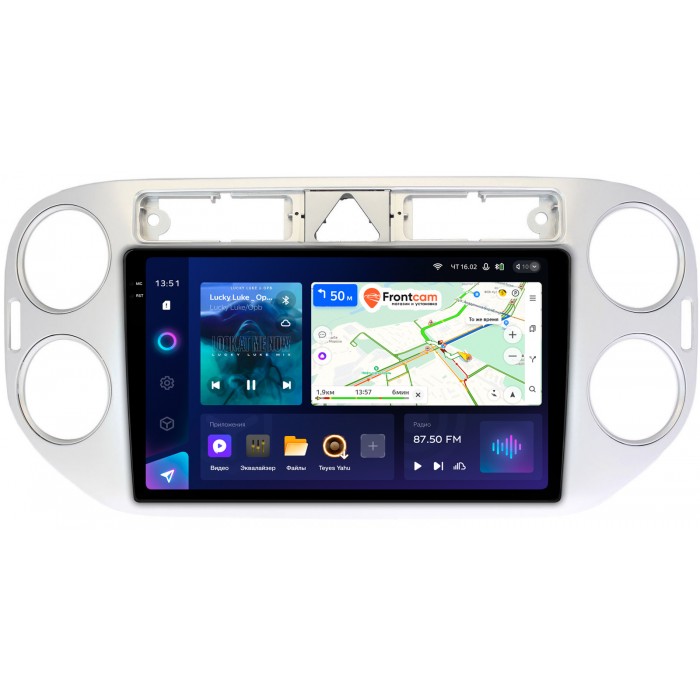 Штатная магнитола Volkswagen Tiguan 2007-2011, Golf Plus 2004-2014 Teyes CC3 2K 9.5 дюймов 6/128 RM-9048 на Android 10 (4G-SIM, DSP, QLed)