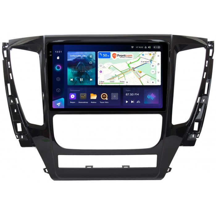 Штатная магнитола Mitsubishi Pajero Sport III (2015-2021) (для авто с АКПП) Teyes CC3 2K 9.5 дюймов 6/128 RM-9155 на Android 10 (4G-SIM, DSP, QLed)