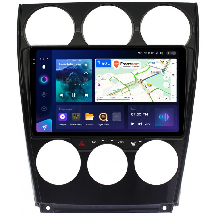 Штатная магнитола Mazda 6 (GG), Atenza (2002-2008) Teyes CC3 2K 9.5 дюймов 6/128 RM-9160 на Android 10 (4G-SIM, DSP, QLed)