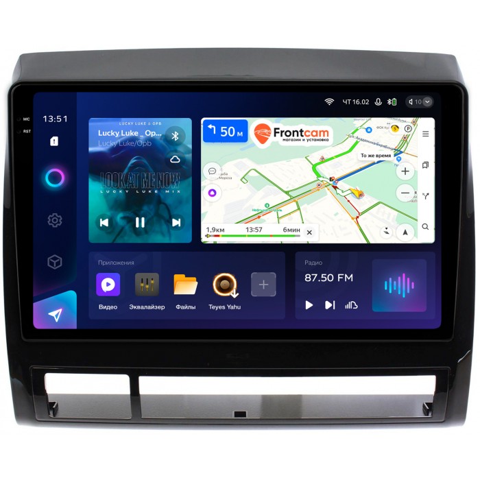 Штатная магнитола Toyota Tacoma II 2004-2011 (глянец) Teyes CC3 2K 9.5 дюймов 6/128 RM-9173 на Android 10 (4G-SIM, DSP, QLed)