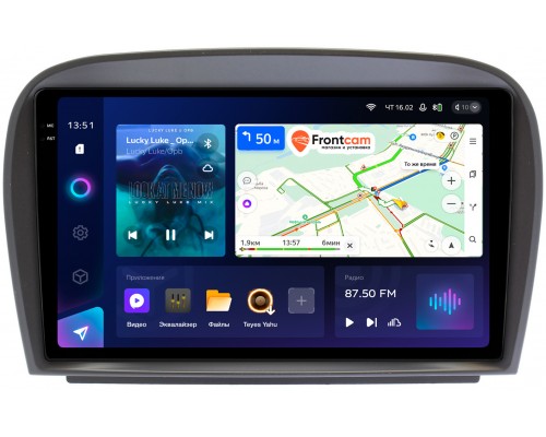 Mercedes SL-klasse V (R230) 2001-2011 Teyes CC3 2K 9.5 дюймов 6/128 RM-9403 на Android 10 (4G-SIM, DSP, QLed)