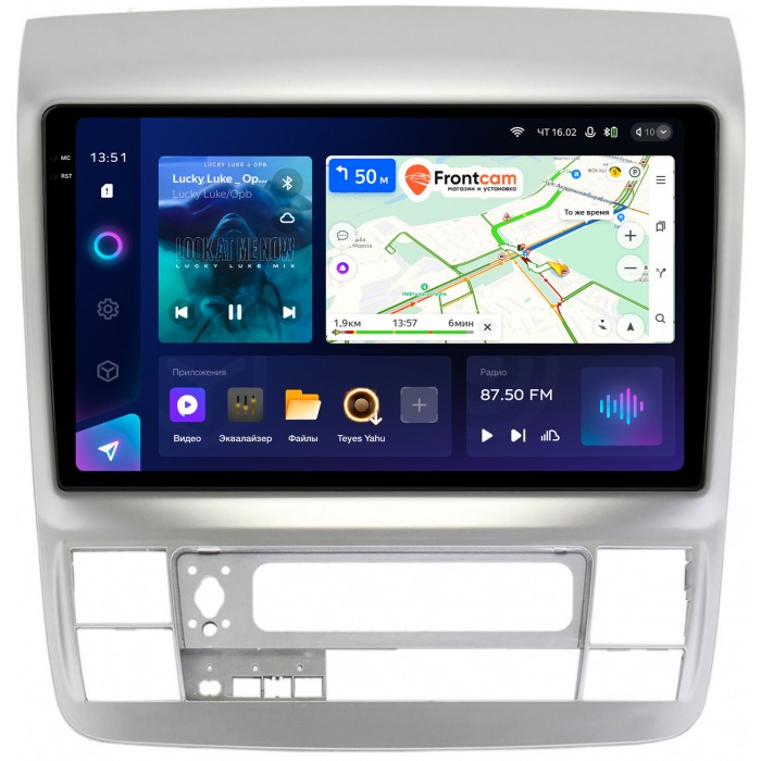 Штатная магнитола Toyota Alphard (2005-2008) Teyes CC3 2K 9.5 дюймов 6/128 RM-9416 на Android 10 (4G-SIM, DSP, QLed)