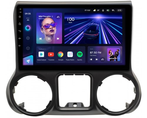 Jeep Wrangler III (JK) 2011-2018 Teyes CC3 360 10 дюймов 6/128 RM-10-009 на Android 10 (4G-SIM, DSP, QLed)