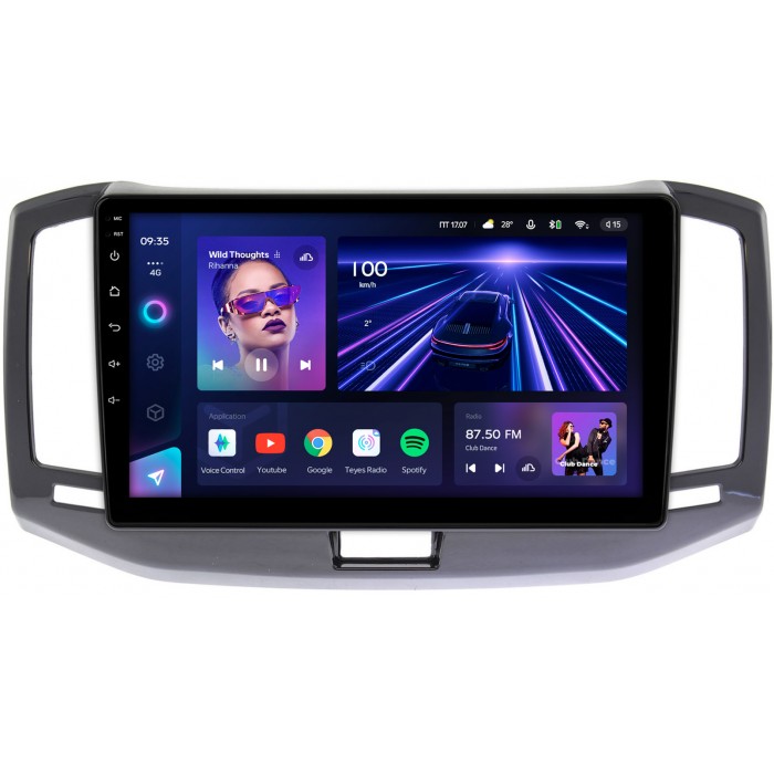 Штатная магнитола Chery Bonus 3 (E3/A19) (2014-2017) Teyes CC3 360 10 дюймов 6/128 RM-10-1128 на Android 10 (4G-SIM, DSP, QLed)