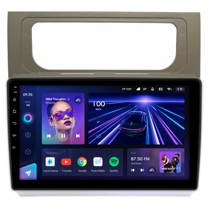 Штатная магнитола Volkswagen Touran II 2010-2015 Teyes CC3 360 10 дюймов 6/128 RM-10-1161 на Android 10 (4G-SIM, DSP, QLed)
