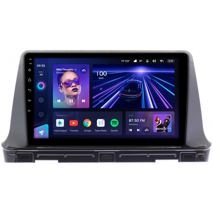 Штатная магнитола Kia Seltos 2020-2022 Teyes CC3 360 10 дюймов 6/128 RM-10-1174 на Android 10 (4G-SIM, DSP, QLed)