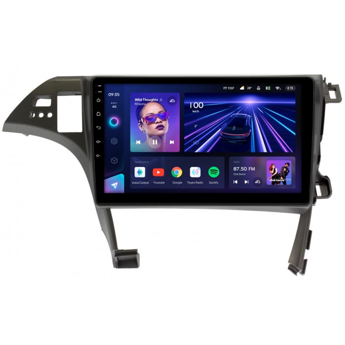 Штатная магнитола Toyota Prius III (XW30) 2009-2015 (левый руль) Teyes CC3 360 10 дюймов 6/128 RM-10-1231 на Android 10 (4G-SIM, DSP, QLed)