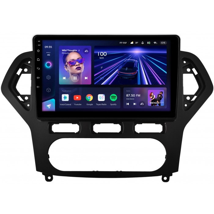 Штатная магнитола Ford Mondeo IV 2007-2010 Teyes CC3 360 10 дюймов 6/128 RM-10-1382 на Android 10 (4G-SIM, DSP, QLed)