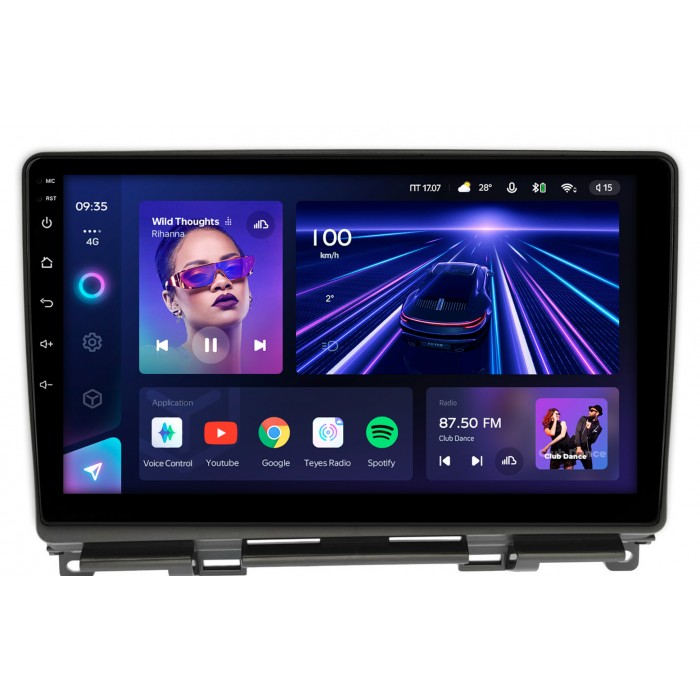 Штатная магнитола Honda Fit 3 (2013-2020) (Тип2) Teyes CC3 360 10 дюймов 6/128 RM-10-207 на Android 10 (4G-SIM, DSP, QLed)