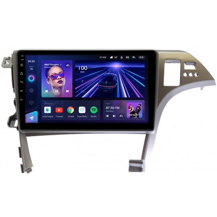 Штатная магнитола Toyota Prius III (XW30) 2009-2015 (правый руль) Teyes CC3 360 10 дюймов 6/128 RM-10-780 на Android 10 (4G-SIM, DSP, QLed)