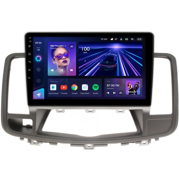Штатная магнитола Nissan Teana II 2008-2013 (для авто с цветным экраном) Teyes CC3 360 10 дюймов 6/128 RM-1025-1 на Android 10 (4G-SIM, DSP, QLed)