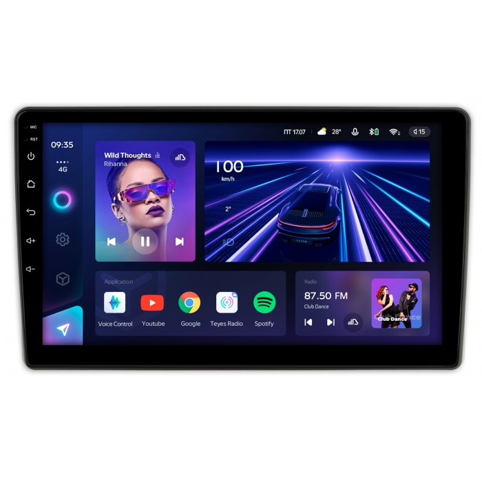 Штатная магнитола Toyota Wish II 2009-2017 Teyes CC3 360 10 дюймов 6/128 RM-1066 на Android 10 (4G-SIM, DSP, QLed)