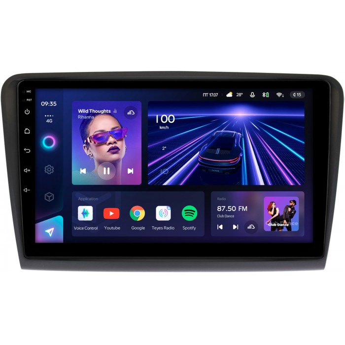 Штатная магнитола Skoda Superb II (B6) 2008-2015 Teyes CC3 360 10 дюймов 6/128 RM-1085 на Android 10 (4G-SIM, DSP, QLed)