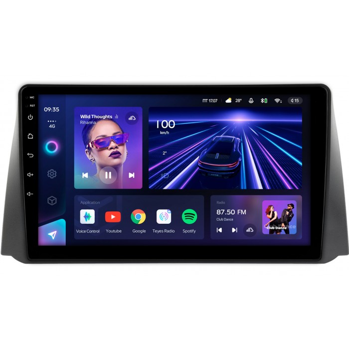 Штатная магнитола UAZ Patriot, Профи 2017-2022 Teyes CC3 360 9 дюймов 6/128 RM-9-008 на Android 10 (4G-SIM, DSP, QLed)