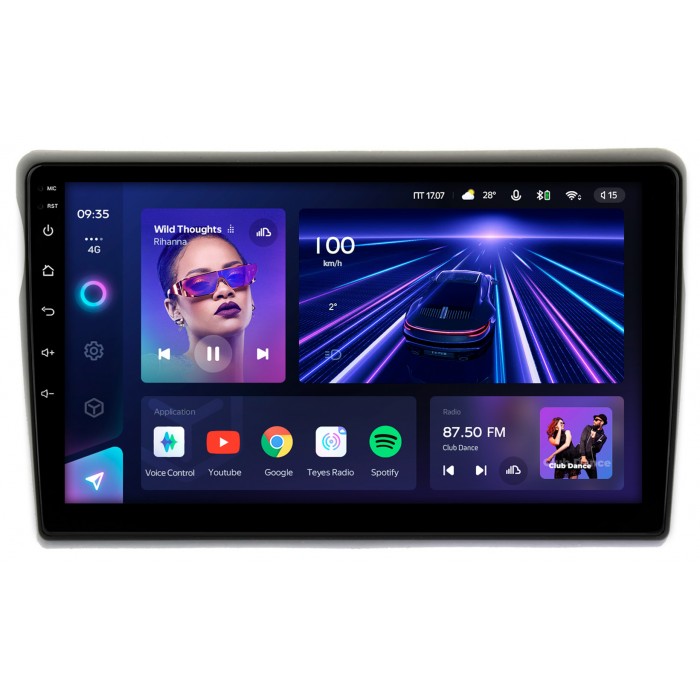Штатная магнитола Toyota bB (2000-2005) Teyes CC3 360 9 дюймов 6/128 RM-9-1024 на Android 10 (4G-SIM, DSP, QLed)