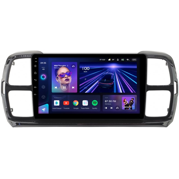 Штатная магнитола Citroen C5 AirCross (2018-2022) Teyes CC3 360 9 дюймов 6/128 RM-9-1134 на Android 10 (4G-SIM, DSP, QLed)
