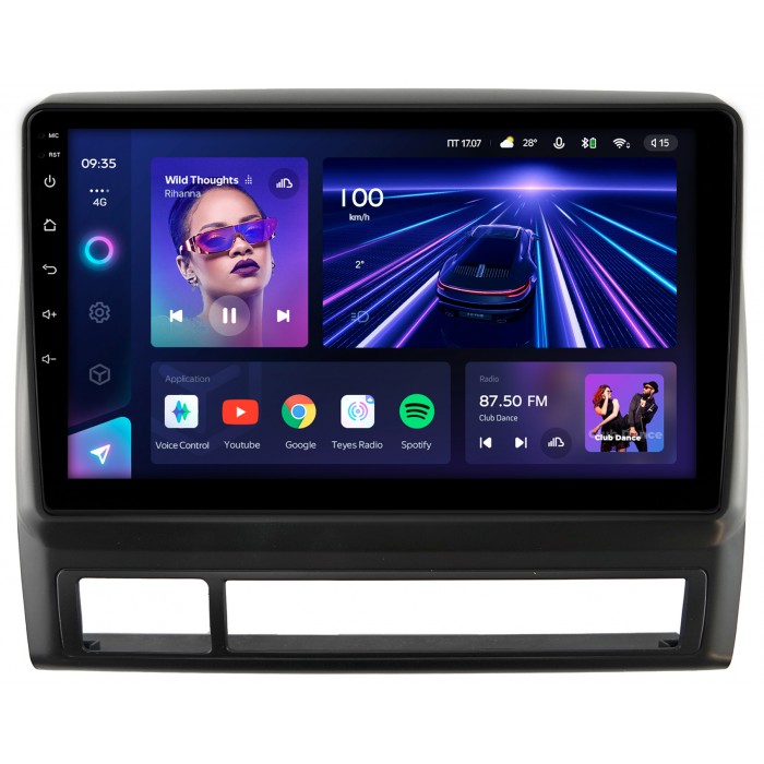 Штатная магнитола Toyota Tacoma II 2004-2011 (матовая) Teyes CC3 360 9 дюймов 6/128 RM-9-114 на Android 10 (4G-SIM, DSP, QLed)