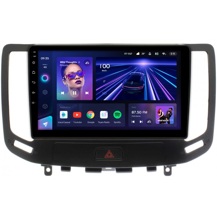 Штатная магнитола Infiniti G25, G35, G37 (2006-2013) Teyes CC3 360 9 дюймов 6/128 RM-9-1140 на Android 10 (4G-SIM, DSP, QLed)