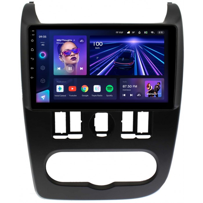 Штатная магнитола Lada Largus 2012-2021 Teyes CC3 360 9 дюймов 6/128 RM-9-1163 на Android 10 (4G-SIM, DSP, QLed)