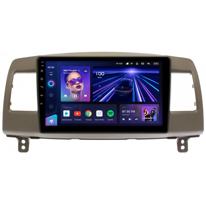 Штатная магнитола Toyota Mark II IX (X110), Verossa 2001-2007 (руль справа) Teyes CC3 360 9 дюймов 6/128 RM-9-1232 на Android 10 (4G-SIM, DSP, QLed)