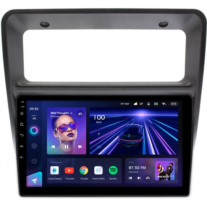 Штатная магнитола Mitsubishi Pajero II 1991-1999 Teyes CC3 360 9 дюймов 6/128 RM-9-1324 на Android 10 (4G-SIM, DSP, QLed)