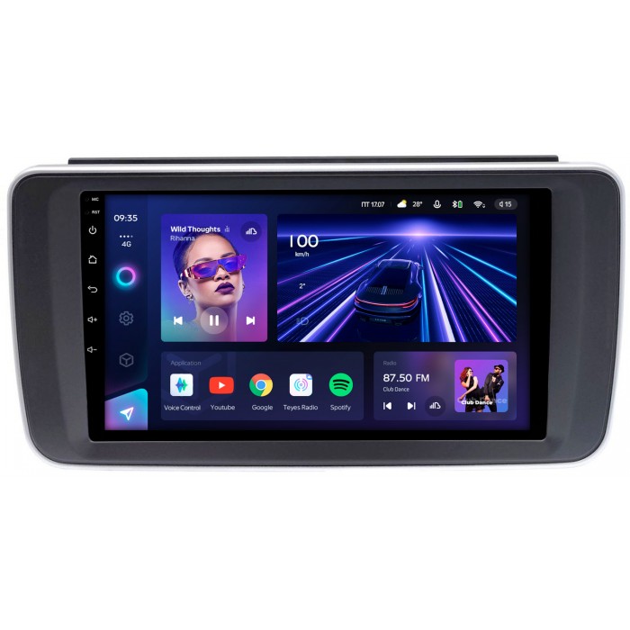 Штатная магнитола Nissan Leaf 2 (2017-2022) Teyes CC3 360 9 дюймов 6/128 RM-9-1427 на Android 10 (4G-SIM, DSP, QLed)