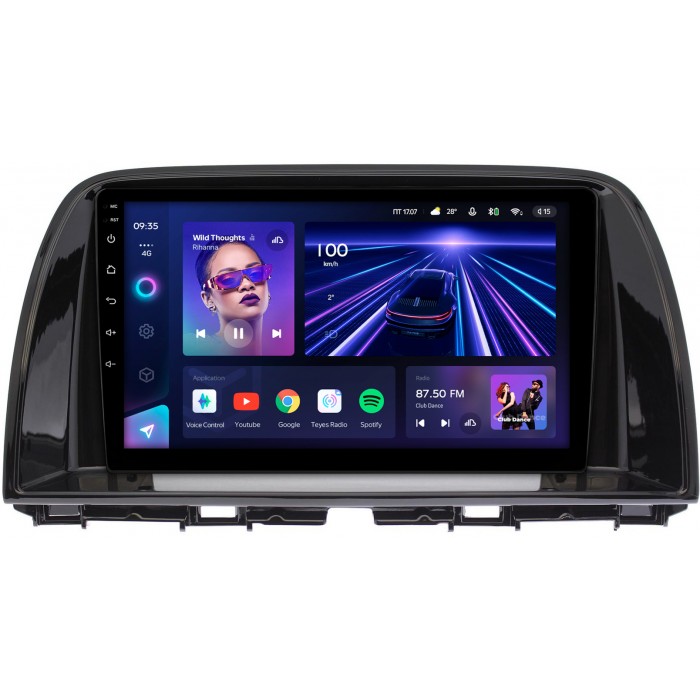 Штатная магнитола Mazda CX-5 (2011-2017) Teyes CC3 360 9 дюймов 6/128 RM-9-1787 на Android 10 (4G-SIM, DSP, QLed)