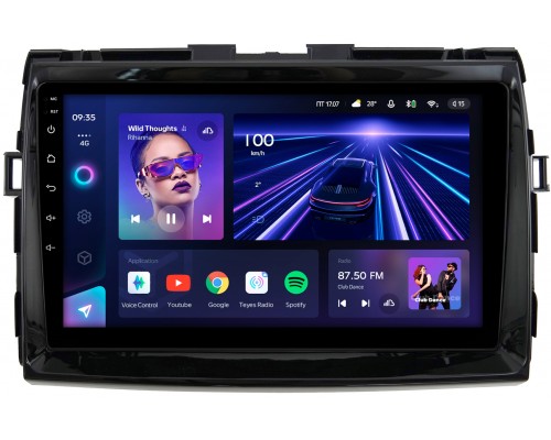 Toyota Estima 3, Previa 3 (2006-2019) Teyes CC3 360 9 дюймов 6/128 RM-9-199 на Android 10 (4G-SIM, DSP, QLed) (глянец)