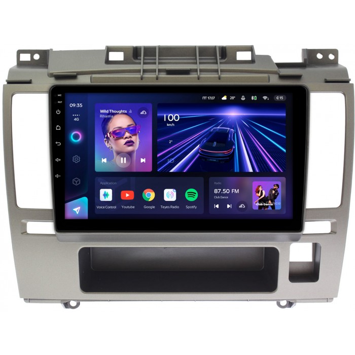 Штатная магнитола Nissan Tiida I 2004-2014 Teyes CC3 360 9 дюймов 6/128 RM-9-209 на Android 10 (4G-SIM, DSP, QLed)