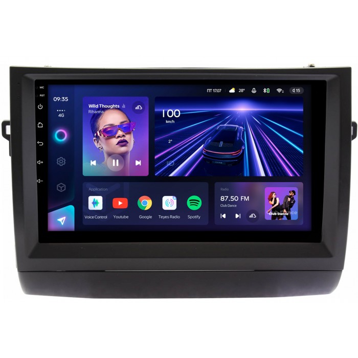 Штатная магнитола Toyota Prius II (XW20) 2003-2009 Teyes CC3 360 9 дюймов 6/128 RM-9-295 на Android 10 (4G-SIM, DSP, QLed)