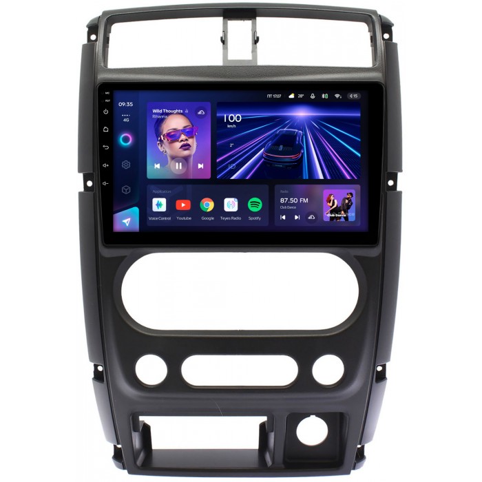 Штатная магнитола Suzuki Jimny III 2005-2019 Teyes CC3 360 9 дюймов 6/128 RM-9-357 на Android 10 (4G-SIM, DSP, QLed)