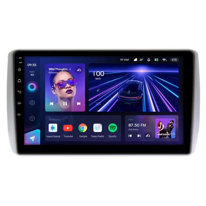 Штатная магнитола Toyota Ist II (2007-2016) Teyes CC3 360 9 дюймов 6/128 RM-9-666 на Android 10 (4G-SIM, DSP, QLed)