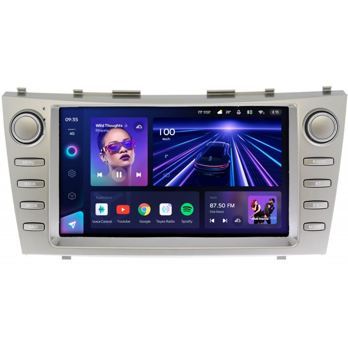 Штатная магнитола Toyota Camry XV40 (2006-2011) Teyes CC3 360 9 дюймов 6/128 RM-9-CAMRYV40 на Android 10 (4G-SIM, DSP, QLed)