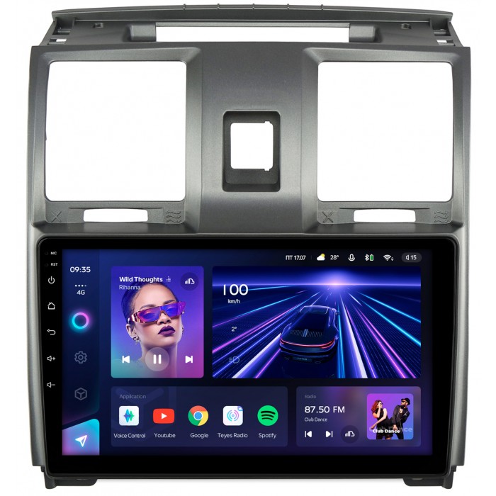 Штатная магнитола UAZ Patriot I 2012-2016 Teyes CC3 360 9 дюймов 6/128 RM-9-UA006N на Android 10 (4G-SIM, DSP, QLed)