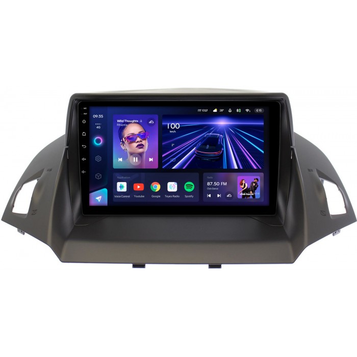 Штатная магнитола Ford Kuga II 2013-2017 Teyes CC3 360 9 дюймов 6/128 RM-9028 на Android 10 (4G-SIM, DSP, QLed)