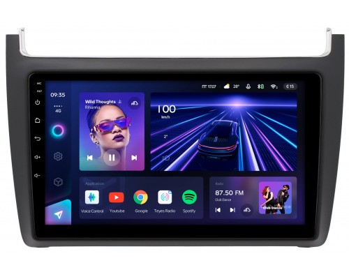 Volkswagen Polo 5 2009-2021 Teyes CC3 360 9 дюймов 6/128 RM-9091 на Android 10 (4G-SIM, DSP, QLed)
