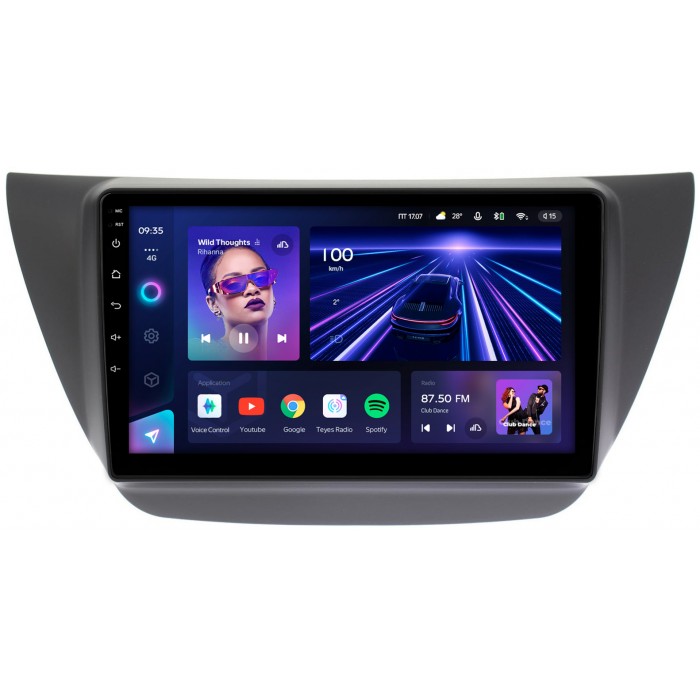 Штатная магнитола Mitsubishi Lancer IX 2000-2010 Teyes CC3 360 9 дюймов 6/128 RM-9099 на Android 10 (4G-SIM, DSP, QLed)