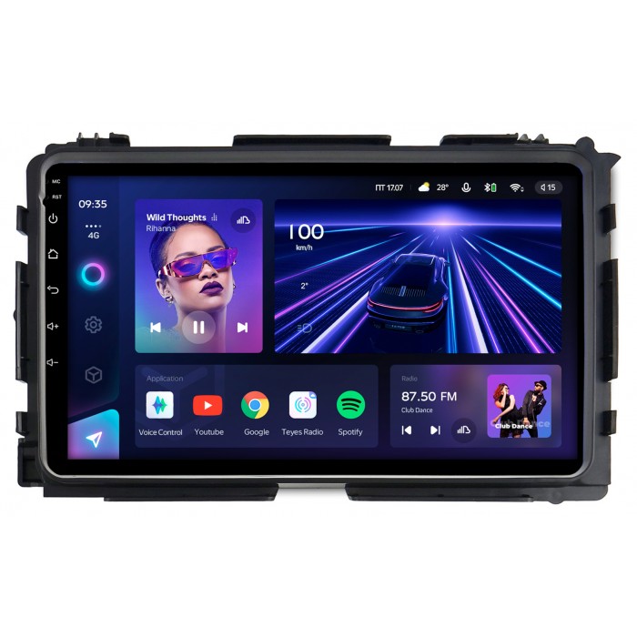 Штатная магнитола Honda Vezel 2013-2021 Teyes CC3 360 9 дюймов 6/128 RM-9141 на Android 10 (4G-SIM, DSP, QLed)