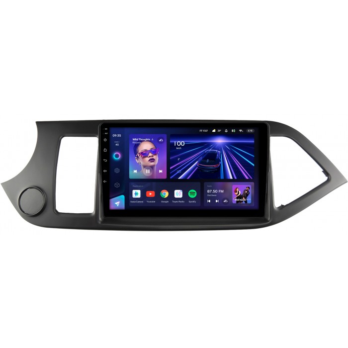 Штатная магнитола Kia Picanto II 2011-2016 Teyes CC3 360 9 дюймов 6/128 RM-9144 на Android 10 (4G-SIM, DSP, QLed)