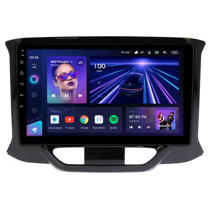 Штатная магнитола Lada Xray 2015-2022 Teyes CC3 360 9 дюймов 6/128 RM-9153 на Android 10 (4G-SIM, DSP, QLed)