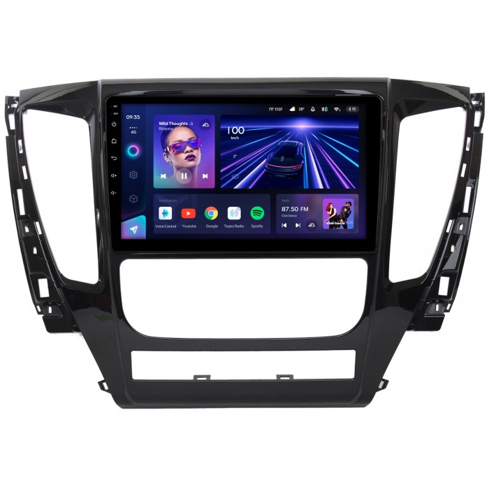 Штатная магнитола Mitsubishi Pajero Sport III (2015-2021) (для авто с АКПП) Teyes CC3 360 9 дюймов 6/128 RM-9155 на Android 10 (4G-SIM, DSP, QLed)