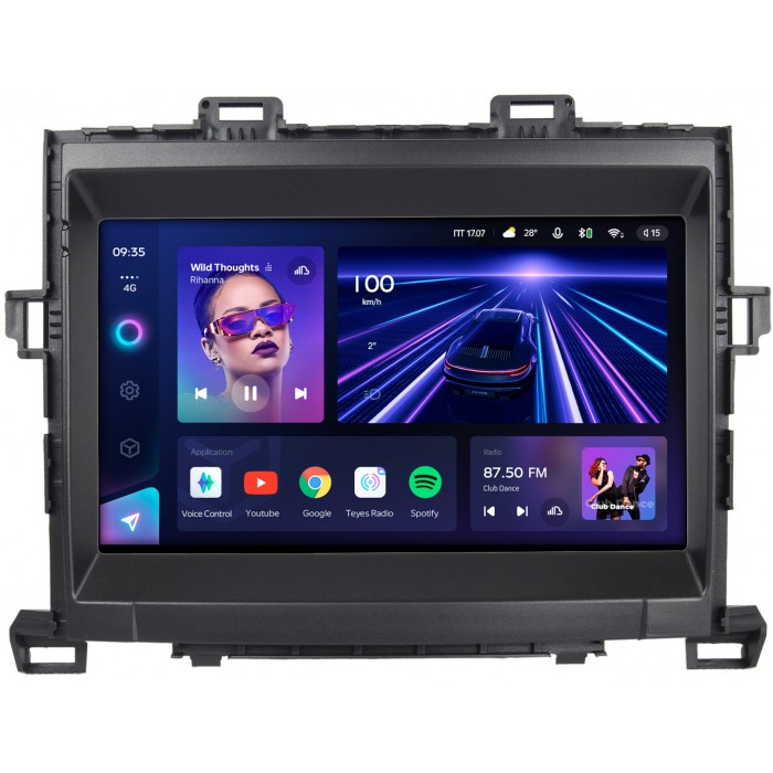 Штатная магнитола Toyota Alphard 2, Vellfire (2008-2015) Teyes CC3 360 9 дюймов 6/128 RM-9156 на Android 10 (4G-SIM, DSP, QLed)