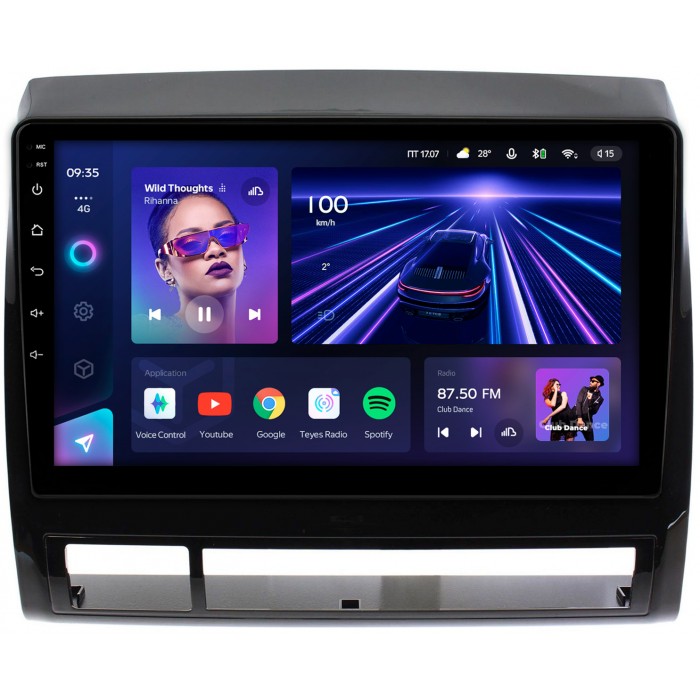 Штатная магнитола Toyota Tacoma II 2004-2011 (глянец) Teyes CC3 360 9 дюймов 6/128 RM-9173 на Android 10 (4G-SIM, DSP, QLed)