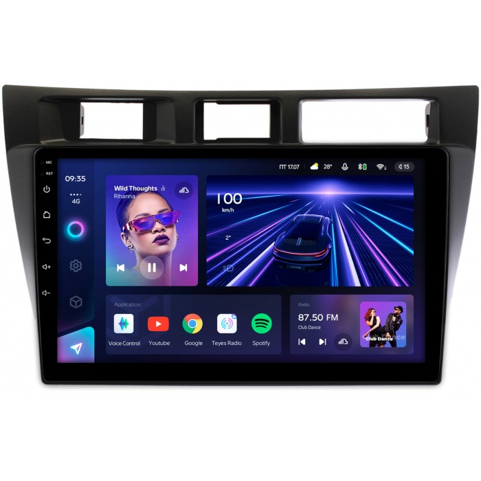 Штатная магнитола Toyota Mark II IX (X110), Verossa 2000-2007 Teyes CC3 360 9 дюймов 6/128 RM-9182 на Android 10 (4G-SIM, DSP, QLed)