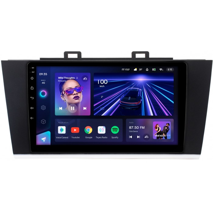 Штатная магнитола Subaru Legacy VI, Outback V 2014-2019 Teyes CC3 360 9 дюймов 6/128 RM-9192 на Android 10 (4G-SIM, DSP, QLed)