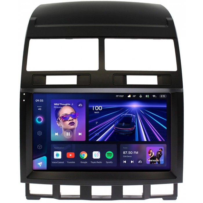 Штатная магнитола Volkswagen Touareg 2002-2010 Teyes CC3 360 9 дюймов 6/128 RM-9195 на Android 10 (4G-SIM, DSP, QLed)