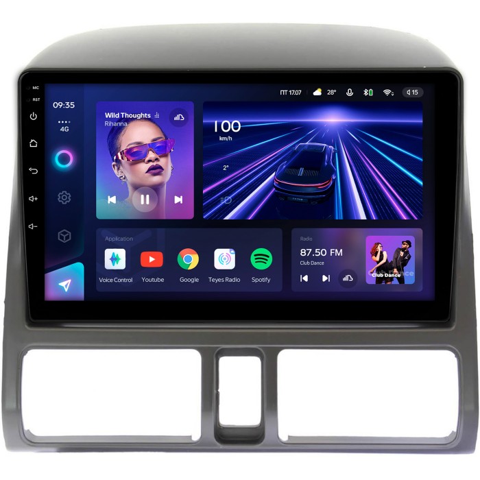 Штатная магнитола Honda CR-V 2 (2001-2006) Teyes CC3 360 9 дюймов 6/128 RM-9204 на Android 10 (4G-SIM, DSP, QLed)